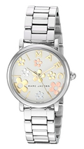 Marc Jacobs Classic White Dial Silver Steel Strap Watch for Women - MJ3581