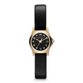 Marc Jacobs Henry Dinky Black Dial Black Leather Strap Watch for Women - MBM1240