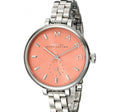 Marc Jacobs Sally Orange Dial Silver Steel Strap Watch for Women - MBM3365