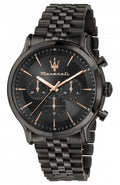 Maserati Epoca Limited Edition Chronograph Black Dial Black Steel Strap Watch For Men - R8873618019