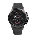 Maserati Ingegno Chronograph Black Dial Black Leather Strap Watch For Men - R8871619003