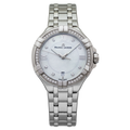 Maurice Lacroix Aikon White Mother of Pearl Dial Silver Steel Strap Watch for Women - A11006-SD502-170-1