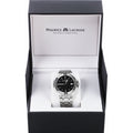 Maurice Lacroix Aikon Venturer Black Dial Silver Steel Strap Watch for Men - AI1008-SS002-331-1