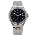 Maurice Lacroix Aikon Venturer Black Dial Silver Steel Strap Watch for Men - AI1008-SS002-331-1