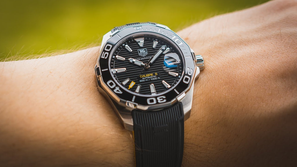 Tag Heuer Aquaracer Black Dial Watch for Men - WAY111A.FT6151