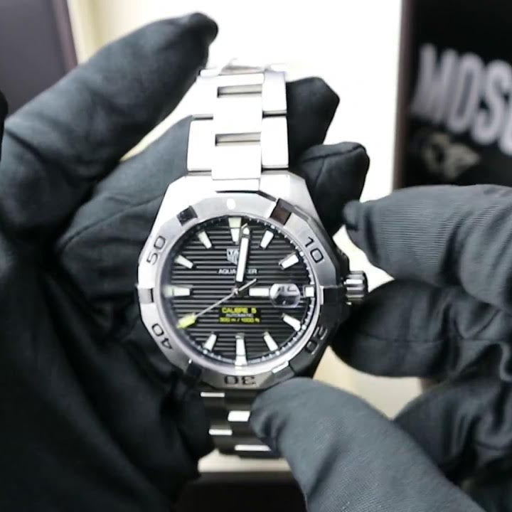 Tag Heuer Aquaracer Black Dial Watch for Men - WAY2010.BA0927