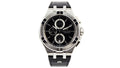 Maurice Lacroix Aikon Chronograph Black Dial Black Leather Strap Watch for Men - AI1018-SS001-330-1