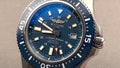 Breitling Superocean 44mm Diver Pro III Special Mariner Blue Dial Blue Rubber Strap Mens Watch - Y1739316/C959