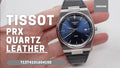 Tissot PRX Blue Dial Blue Leather Strap Watch for Men - T137.410.16.041.00
