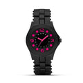 Marc Jacobs Pelly Black Dial Black Silicone Strap Watch for Women - MBM2508