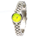 Marc Jacobs Henry Yellow Dial Silver Steel Strap Watch for Women - MBM3201