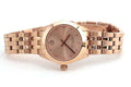 Marc Jacobs Peeker Rose Gold Dial Rose Gold Steel Strap Watch for Women - MBM3374