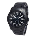 Marc Jacobs Larry Chronograph Black Dial Black Steel Strap Watch for Men - MBM5052