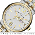 Marc Jacobs Fergus Silver Dial Two Tone Steel Strap Watch for Women - MBM8652