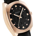 Gucci GG2570 Quartz Black Dial Black Leather Strap Watch For Men - YA142309
