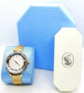 Swarovski Octea Nova Silver Dial Rose Gold Mesh Strap Watch for Women - 5650011