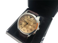 Emporio Armani Valente Chronograph Brown Dial Brown Leather Strap Watch For Men - AR1785