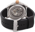 Fossil Modern Machine Automatic Skeleton Dial Black Leather Strap Watch for Men - ME3082