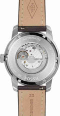 Fossil Pilot 54 Automatic Cream Dial Brown Leather Strap Watch for Men - ME3119