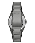 Fossil Everett Automatic Skeleton Grey Dial Grey Steel Strap Watch for Men - ME3206