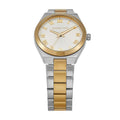Michael Kors Lennox Three-Hand White Dial Two Tone Steel Strap Watch for Women - MK7464