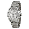 Michael Kors Bradshaw  Chronograph Silver Dial Silver Steel Strap Watch for Women - MK6174