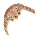 Michael Kors Brinkley Rose Gold Dial Rose Gold Steel Strap Watch for Women - MK6204