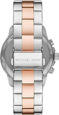 Michael Kors Bryn Pavé White Dial Two Tone Steel Strap Watch For Women - MK7201