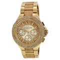 Michael Kors Camille Gold Dial Gold Steel Strap Watch for Women - MK5902