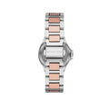 Michael Kors Camille Multifunction White Dial Two Tone Steel Strap Watch For Women - MK6846