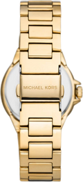 Michael Kors Camille Quartz White Dial Gold Steel Strap Watch For Women - MK7255