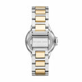 Michael Kors Camille Multifunction Silver Dial Two Tone Steel Strap Watch For Women - MK6982