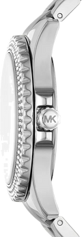 Michael Kors Everest Three hand Silver Dial Silver Steel Strap Watch For Women - MK7403