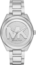 Michael Kors Janelle Quartz Silver Dial Silver Steel Strap Watch For Women - MK7311