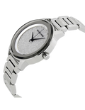 Michael Kors Kinley Diamond Pave Silver Dial Silver Steel Strap Watch for Women - MK5996