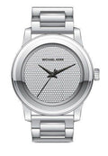 Michael Kors Kinley Diamond Pave Silver Dial Silver Steel Strap Watch for Women - MK5996