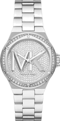 Michael Kors Lennox Quartz Silver Dial Silver Steel Strap Watch For Women - MK7234