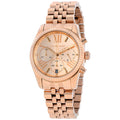 Michael Kors Lexington Rose Gold Dial Rose Gold Steel Strap Watch for Women - MK5569