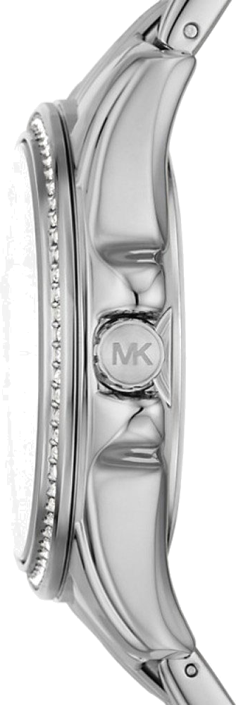 Michael Kors Pilot Quartz Silver Dial Silver Steel Strap Watch For Women - MK7368