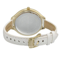 Michael Kors Slim Runway White Dial White Leather Strap Watch For Women - MK2273
