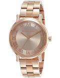 Michael Kors Norie Rose Gold Dial Rose Gold Steel Strap Watch for Women - MK3561