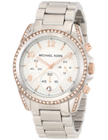 Michael Kors Blair Chronograph Silver Dial Silver Steel Strap Watch for Women - MK5459