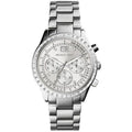Michael Kors Brinkley Diamonds Silver Dial Silver Steel Strap Watch for Women - MK6186