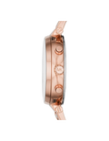 Michael Kors Sawyer Rose Gold Dial Rose Gold Steel Strap Watch for Women - MK6226