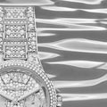 Michael Kors Camille Multifunction Crystals Silver Dial Silver Steel Strap Watch For Women - MK6996