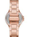 Michael Kors Camille Analog Pink Dial Rose Gold Steel Strap Watch for Women - MK7340