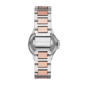 Michael Kors Camille Multifunction White Dial Two Tone Steel Strap Watch For Women - MK6846