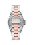 Michael Kors Everest Three Hand Rose Gold Dial Two Tone Steel Strap Watch For Women - MK7402