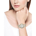 Michael Kors Parker White Dial Two Tone Steel Strap Watch for Women - MK5626
