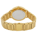 Michael Kors Portia Black Dial Gold Steel Strap Watch for Women - MK3788